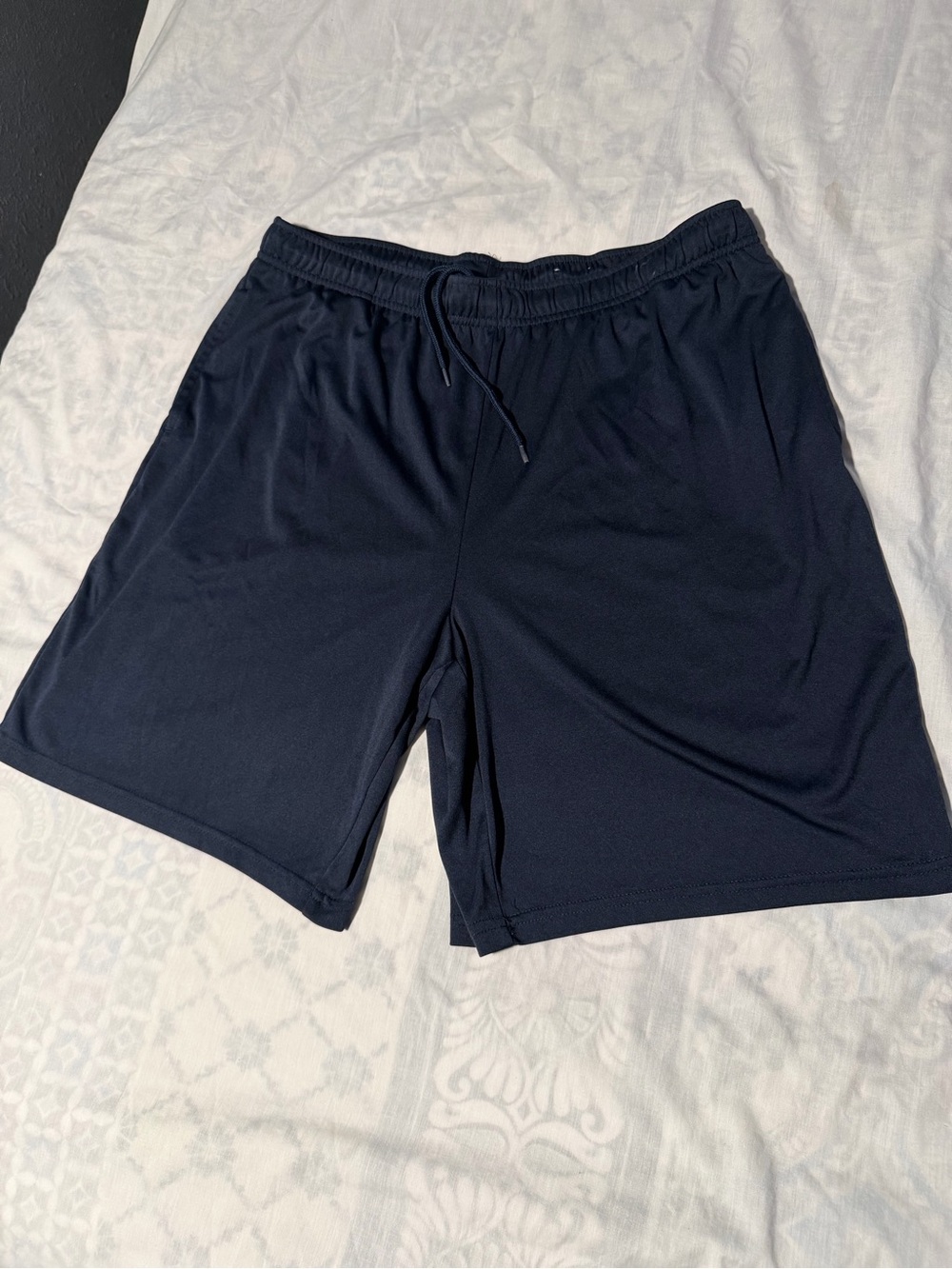 tek gear men’s Navy Athletic Drawstring Shorts size XL
